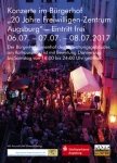 Konzerte im Bürgerhof der Stadt Augsburg Sommerfest