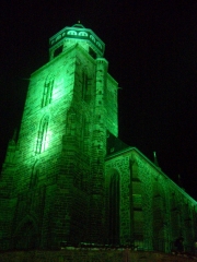 Lichtknstlerische Stadtillumination Illumination Homberg Hessentag 2008 - Lichtkunst by Wolfgang F. Lightmaster