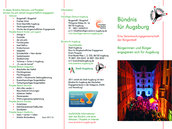 Stadt Augsburg Bündnis für Augsburg